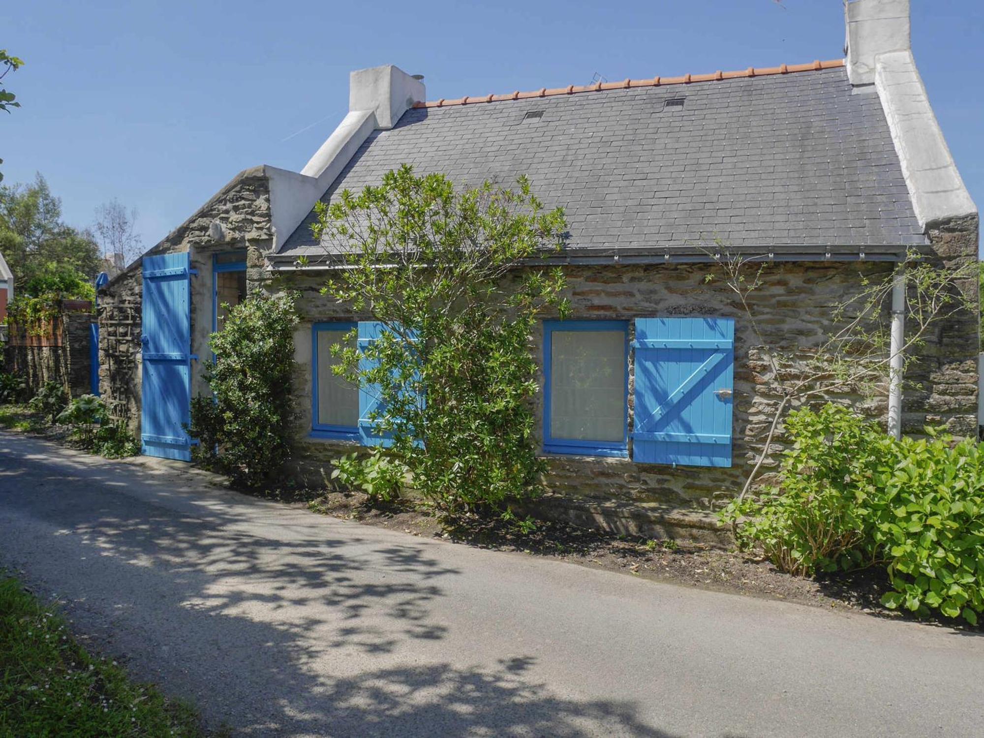 Locmaria Maison Authentique Renovee, Proche Plage Et Commerces, Avec Terrasse Et Toutes Commodites, 2 Etoiles - Fr-1-418-135 מראה חיצוני תמונה